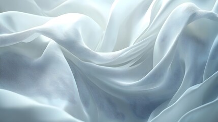 Fototapeta premium Soft Fluid Curves and Smooth Futuristic Textures in a Modern Minimal Background