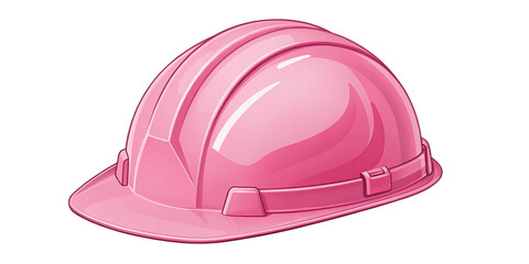 Fototapeta premium High-Quality Safety Construction Helmet – Isolated Transparent Background Protective Safety Helmet for Construction – PNG Transparent Background