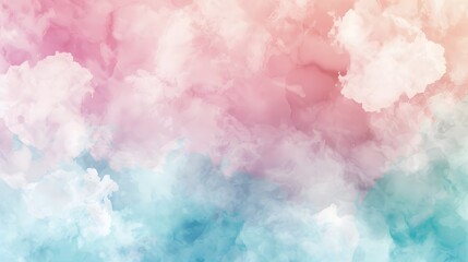 Fototapeta premium Soft Pastel Watercolor Textures with Delicate Blended Hues for Feminine Branding and Creative Designs