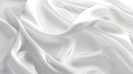 Obraz premium Elegant Soft Smooth White Fabric Texture with Light Gradient Patterns for Modern Branding and Designs