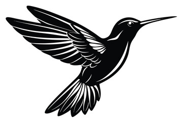 Obraz premium vector illustration of a flying bird