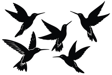 Obraz premium vector illustration of a flying bird