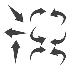 set of vector arrows