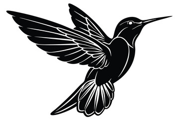 Obraz premium set of silhouettes of birds