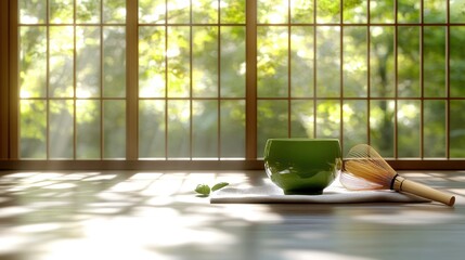 Matcha Green Tea Powder, Tea Ceremony and Eating Green Tea for Health