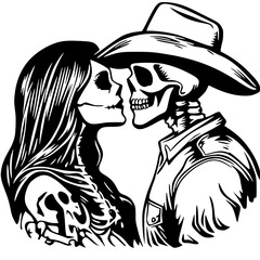 Cowgirl Skull Svg File For Sublimation , Western Skull Svg , Western Cowgirl Png , Sublimation Design , Digital Download
