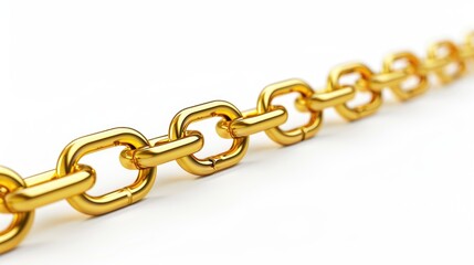 Fototapeta premium gold chain with a chain
