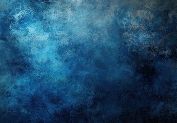 Obraz premium Deep Rich Blue Abstract Texture with Grunge Effects in Shades of Teal and Turquoise for Artistic and Creative Background Use