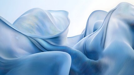 Minimal Futuristic Smooth Gradient Light Blue and White Tones Subtle Geometric Pattern Background