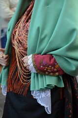 Sant'Antioco, Sardinia 05.06.2019: Saint Antioco, Sardinia - 04.16.2018: Religious procession of...