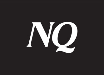 NQ letter logo and initial logo design