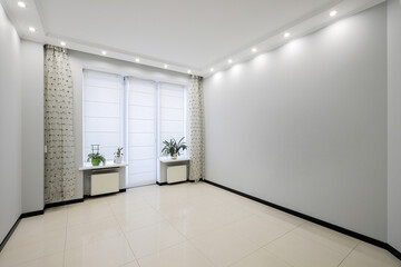 Empty new room in a apartment interior