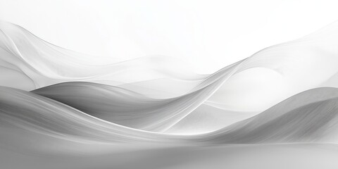 Swirling ground-level smoke in grayscale tones creates an elegant background with soft, ethereal waves and smooth transitions, evoking a tranquil atmosphere