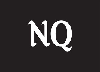 NQ letter logo and initial logo design