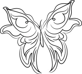 tattoo of the butterfly