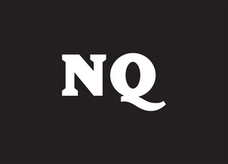 NQ letter logo and initial logo design