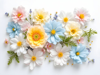 Fototapeta premium A Vibrant and Elegant Floral Arrangement Capturing the Essence of Nature's Beauty and Serenity