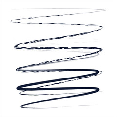 hand drawn vector illustration of a pencil