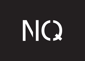 NQ letter logo and initial logo design