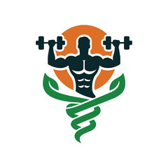 man exercising with dumbbells