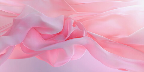 Fototapeta premium Abstract pink background. Imitation of fabric texture, soft folds