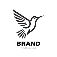 Hummingbird Logo. Hummingbird Logo Design. Hummingbird Logo Brand. Hummingbird Logo