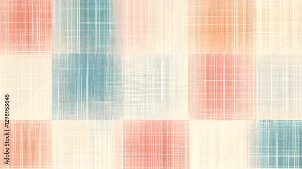 Aufkleber seamless abstract pattern design with a vintage featuring colorful squares and intricate details for