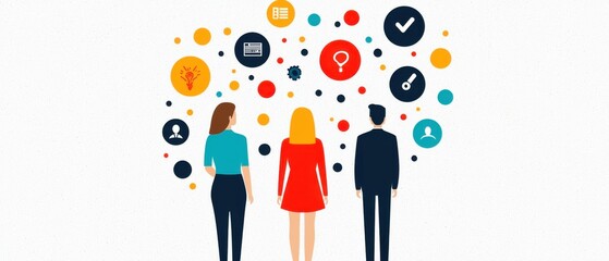 Soft Skills Infographics concept. Circular Infographic Showcasing Soft Skills for Professional Development and Career Growth