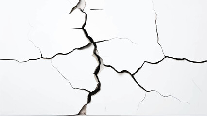 Cracks background, cracks texture, grunge background. Cracks in a wall background. Crack Texture. The cracks concrete texture white and black. Cracked earth. Structure of cracking.