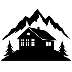 house in the mountains