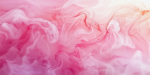 Abstract pink background. Dissolution of paint in water