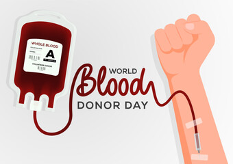 world blood donor day poster