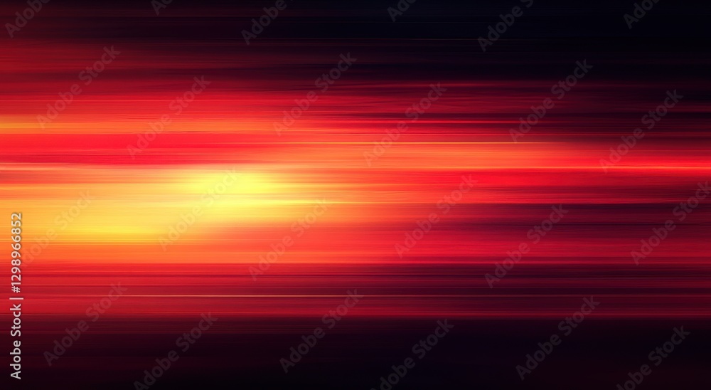 Poster fiery abstract background with smooth gradient flowing lines in red, orange, yellow and black for dy