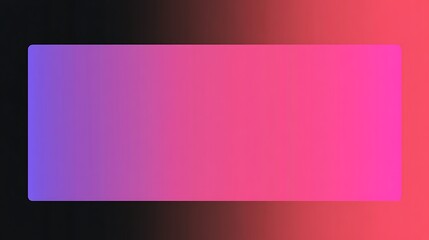 Obraz premium Gradient Rectangle with Rounded Edges Smooth Transition from Purple Pink to Red Black Backdrop 93