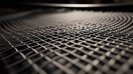 Captivating wire mesh patterns industrial setting abstract photography close-up view