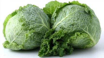 Fototapeta premium cabbage isolated,studio background