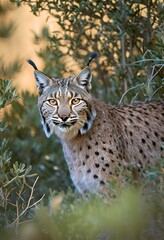 Obraz premium Iberian Lynx in the Underbrush