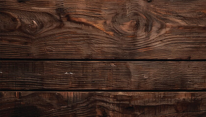 Fototapeta premium Dark wood texture. Wood background. Dark brown panel. 