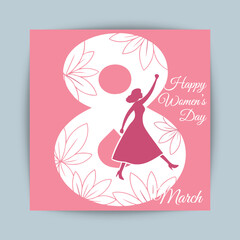 Happy Women's Day Poster Design