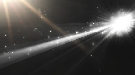 Stock png illustrationSunlight lens flare effect with transparent background