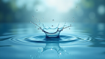 Ephemeral Majesty, A Water Crown Forming Moment