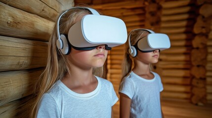 Empowering Imagination Siblings Unleashing Creativity in a Shared Virtual Reality Experience Witness the joy and collaborative spirit as these young innovators design, build, and explore their own