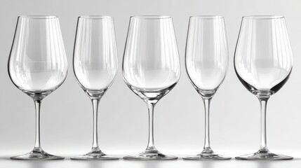 empty wine glass isolated,cartoon