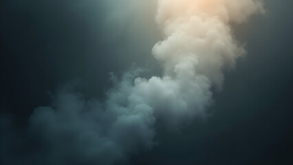 Obraz premium Ephemeral Cloudscape, Atmospheric Density Study