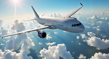 Obraz premium Big plane flying