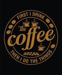 Best coffee t-shirt design