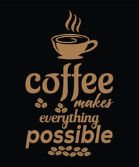 Best coffee t-shirt design