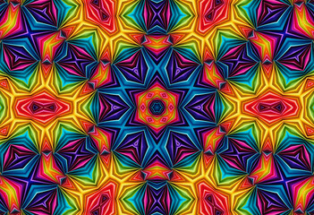 Bright background with abstract colorful pattern