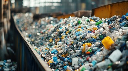 Plastic Waste Accumulation in Recycling Facility