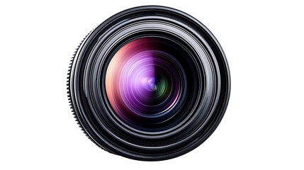 a close up of a camera lens